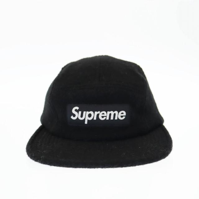 【ヨシ子】supreme 黒 キャップ ハリスツイード Supreme - Harris Tweed Camp Cap Black – HOMEGAME TOKYO