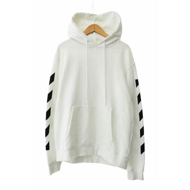 オフホワイト OFF WHITE DIAG ARROW SLIM HOODIE ダイアゴナル アロー