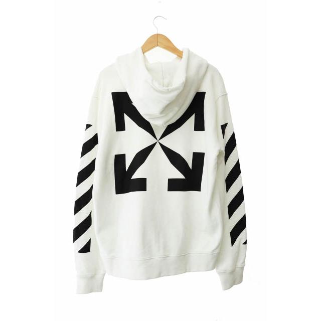 オフホワイト OFF WHITE DIAG ARROW SLIM HOODIE ダイアゴナル アロー