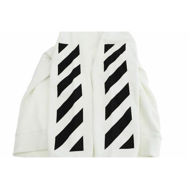 オフホワイト OFF WHITE DIAG ARROW SLIM HOODIE ダイアゴナル アロー