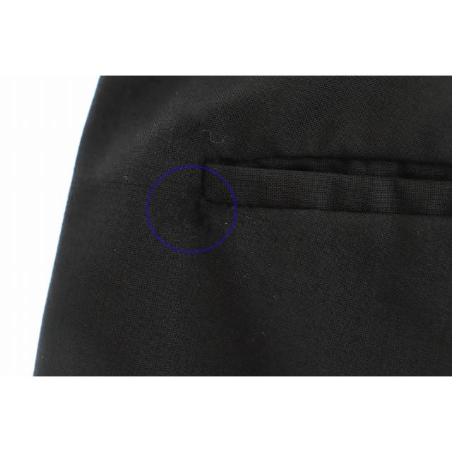 【中古】プラダ PRADA モヘア ヴァージンウール スラックス パンツ 50 黒 ブラック ☆AA★ 250811 PRADA（プラダ） モヘア ヴァージンウール スラックス パンツ 50 黒