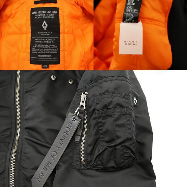 ジャケット・アウター MARCELO BURLON - ALPHA INDUSTRIES マルセロバーロン マルセロブロン MARCELO BURLON ×ALPHA アルファ MA