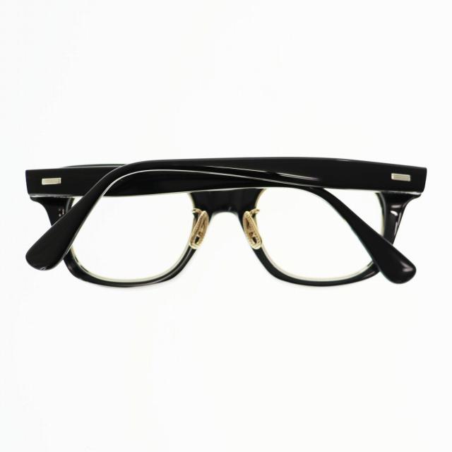 【中古】YUICHI TOYAMA  ユウイチトヤマ YUICHI TOYAMA：5 21AW DIABLO 眼鏡 めがね メガネ 黒 ゴールド ▲■ 250706 YUICHI TOYAMA ユウイチトヤマ TOYAMA：5 21AW DIABLO 眼鏡 めがね