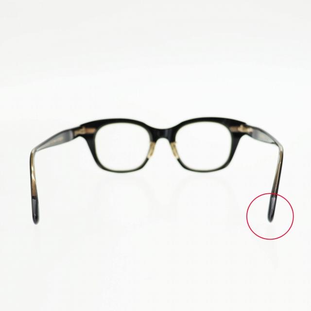 【中古】YUICHI TOYAMA  ユウイチトヤマ YUICHI TOYAMA：5 21AW DIABLO 眼鏡 めがね メガネ 黒 ゴールド ▲■ 250706 YUICHI TOYAMA ユウイチトヤマ TOYAMA：5 21AW DIABLO 眼鏡 めがね