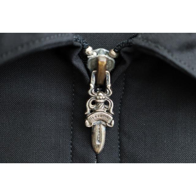 CHROME HEARTS（クロムハーツ） ダガー ジップアップ ウール シャツ