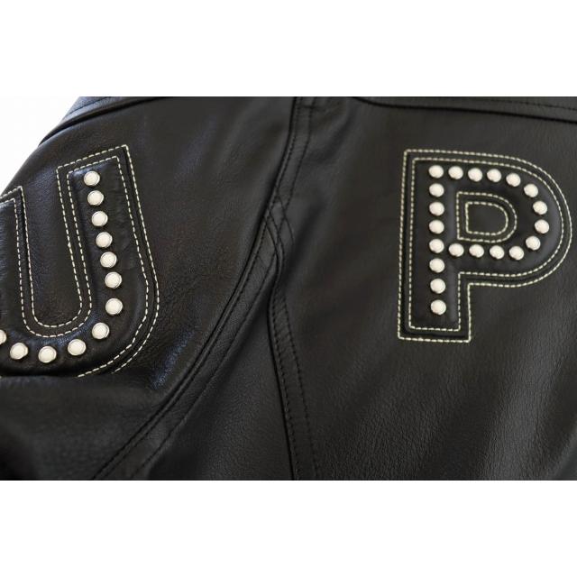 Supreme シュプリーム SUPREME 18SS Studded Arc Logo Leather Jacket