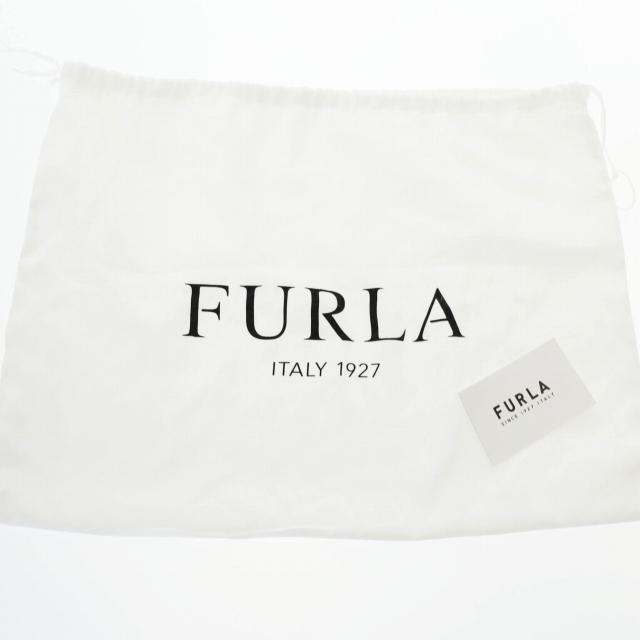 【中古】フルラ FURLA ラフィア ショルダー バッグ 斜めがけ 巾着 黒 ブラック☆AA★●▲■250827 FURLA（フルラ） ラフィア ショルダー バッグ 斜めがけ 巾着 黒