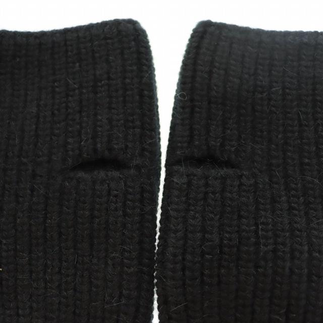 【中古】セリーヌ CELINE By Hedi Slimane バイエディスリマン ロゴ 刺繍 手袋 2A98R734L M ☆AA★▲ 251024 CELINE（セリーヌ） CELINE By Hedi Slimane バイエディスリマン ロゴ