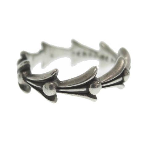 Chrome Hearts シルバーリング 装飾的なエッジ Chrome Hearts - クロムハーツ リング・指輪の通販 by DS大黒屋