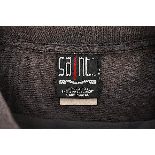 【中古】セントマイケル SAINTMICHAEL 22SS SS TEE SAINT ENEMY パブリック エナミー 半袖 Tシャツ L 黒☆AA★250821 セントマイケル SAINTMICHAEL 22SS SS TEE SAINT ENEMY パブリック