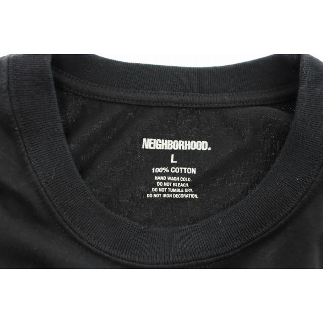 【中古】ネイバーフッド NEIGHBORHOOD 25SS NH TEE ロゴ プリント 半袖Tシャツ SS-12 251PCNH-ST12 L 黒 ブラック ネイバーフッド NEIGHBORHOOD 25SS NH TEE ロゴ プリント 半袖Tシャツ