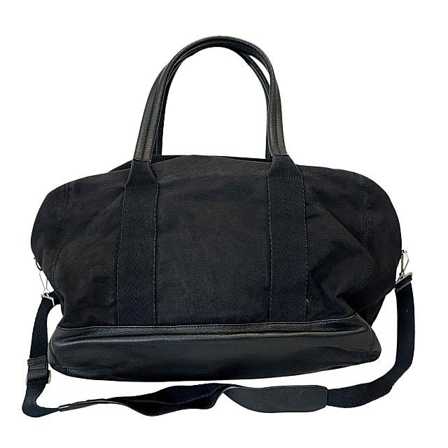 BALENCIAGA バレンシアガ レザ 2WAY ボストンバッグ ハンドバッグ BALENCIAGA（バレンシアガ） レザー切替 デニム 2WAY ボストン バッグ