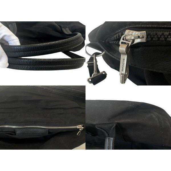 BALENCIAGA（バレンシアガ） レザー切替 デニム 2WAY ボストン バッグ