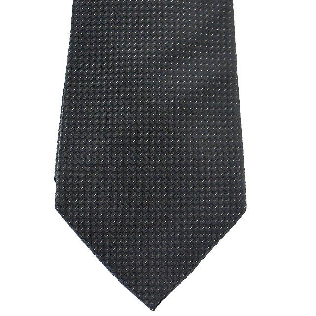 ディオール オム Dior HOMME ドット 総柄 ネクタイ 黒ブラック