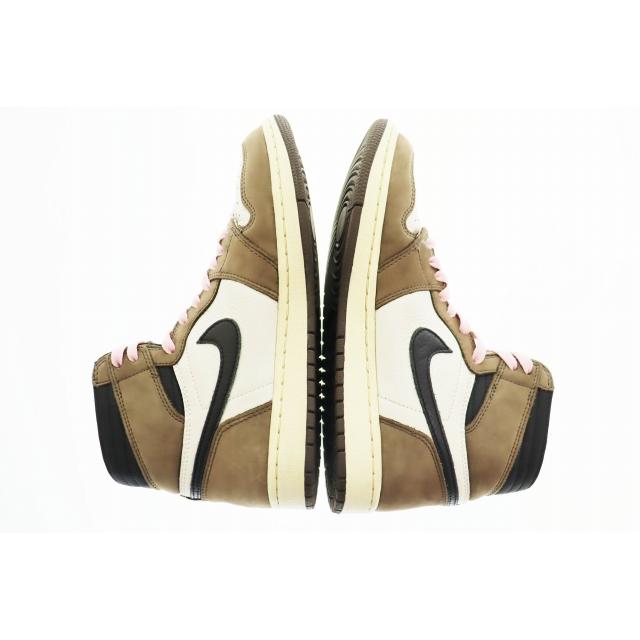 エアジョーダン1 トラヴィス 美品 NIKE ナイキ ×TRAVIS SCOTT AIR JORDAN 1 トラヴィススコット