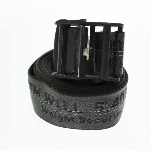オフホワイト OFF WHITE Classic Industrial Belt Black クラシック