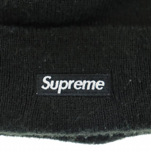 Supreme ブラック ニット帽　Sロゴ　22AW FW Supreme ブラック ニット帽 Sロゴ 22AW FW Supreme シュプリーム