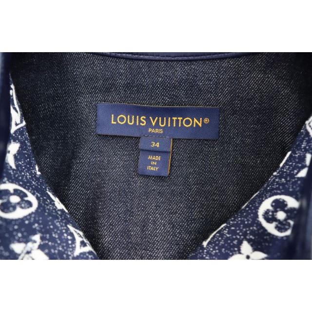 LOUIS VUITTON（ルイ・ヴィトン） モノグラム レザー切替 デニム