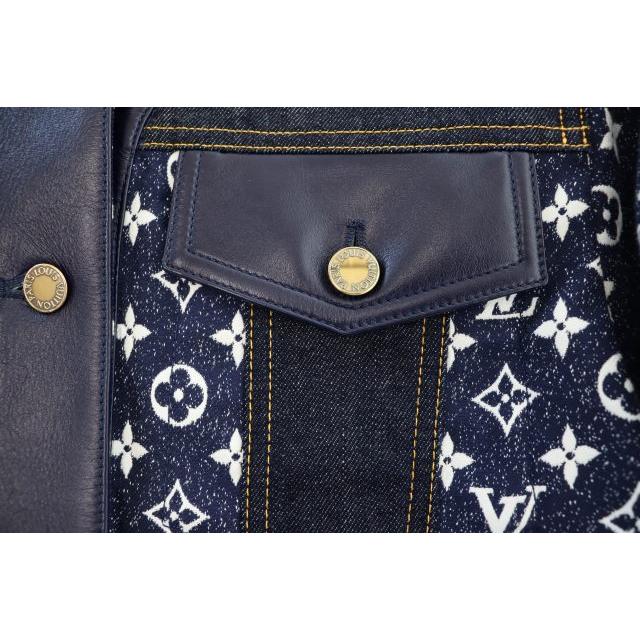 LOUIS VUITTON（ルイ・ヴィトン） モノグラム レザー切替 デニム