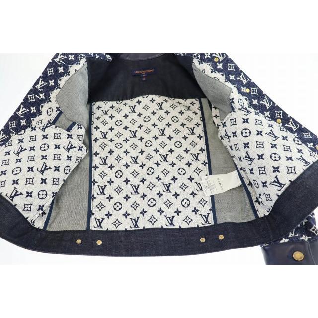 紀*子様 特別オークション【新品未使用】LOUIS VUITTON モノグラムネ LOUIS VUITTON（ルイ・ヴィトン） モノグラム レザー切替 デニム