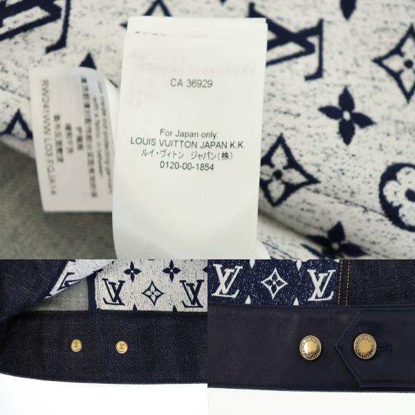 LOUIS VUITTON（ルイ・ヴィトン） モノグラム レザー切替 デニム