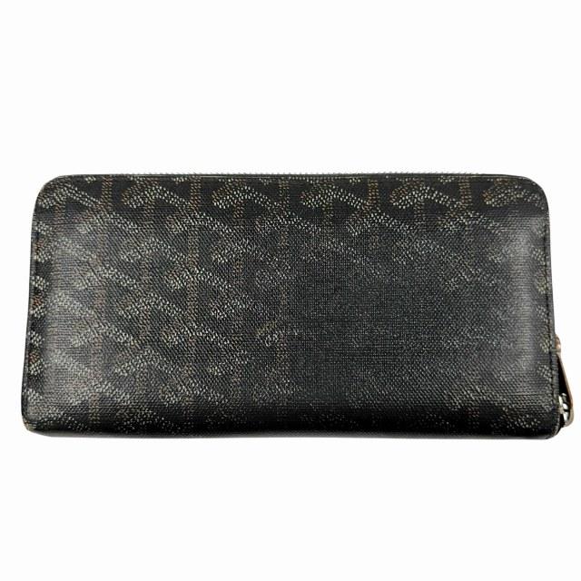 ゴヤール GOYARD マティニョンGM ラウンドジップ ウォレット 長財布 黒 