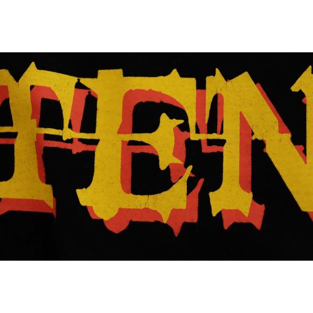 テンダーロイン TENDERLOIN TEE L/S PFP BLACK デビル ロゴ プリント