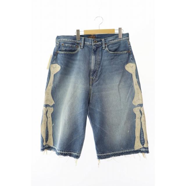キャピタル kapital 14oz Skull Bone Denim Shorts 14オンス スカル