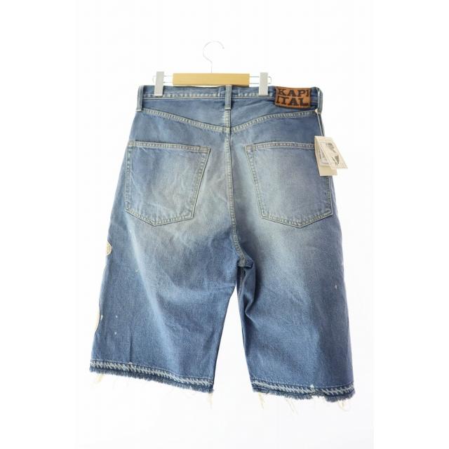 KAPITAL - ボーン　デニムショートパンツ KAPITAL（キャピタル） 14oz Bone Denim 5P Shorts 14オンス ボーン