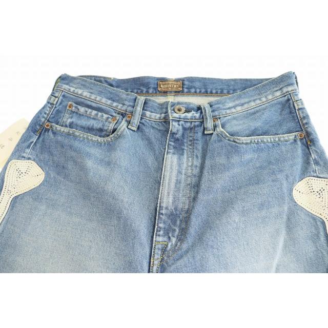 キャピタル kapital 14oz Skull Bone Denim Shorts 14オンス スカル