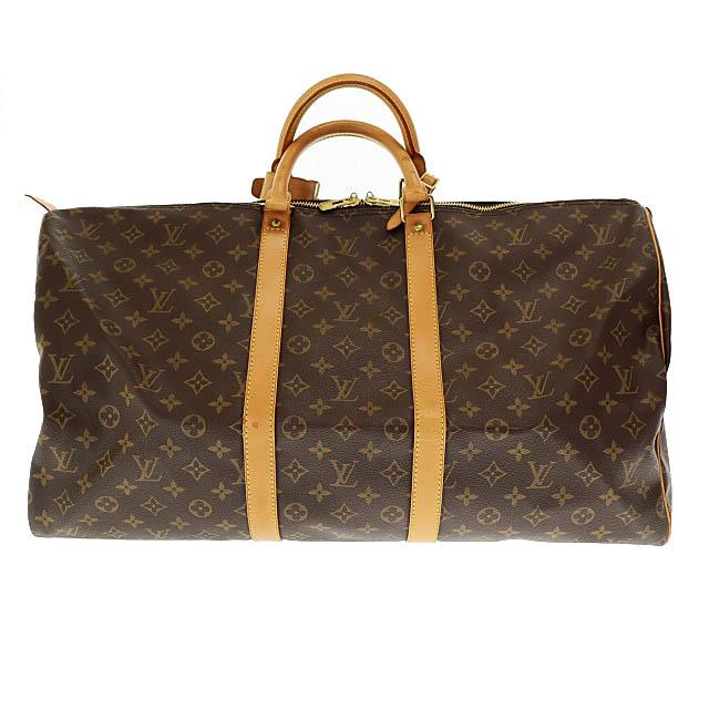 【中古】ルイヴィトン LOUIS VUITTON モノグラム キーポル 55 ボストン バッグ 旅行かばん M41424 ☆AA★●▲■250911 LOUIS VUITTON（ルイ・ヴィトン） モノグラム キーポル 55 ボストン