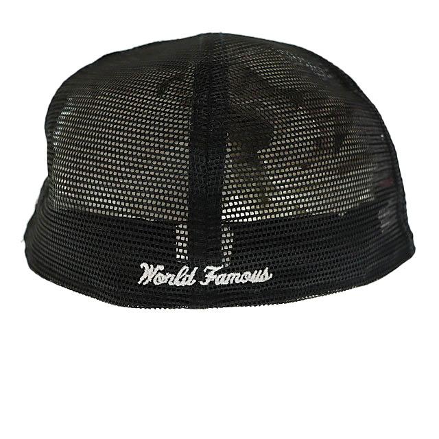 【美品】24SS シュプリーム メッシュ バック キャップホワイトブラック Supreme（シュプリーム） SUPREME 24SS Box Logo Mesh Black New Era
