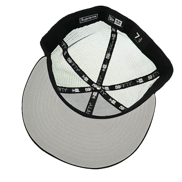 【美品】24SS シュプリーム メッシュ バック キャップホワイトブラック Supreme（シュプリーム） SUPREME 24SS Box Logo Mesh Black New Era