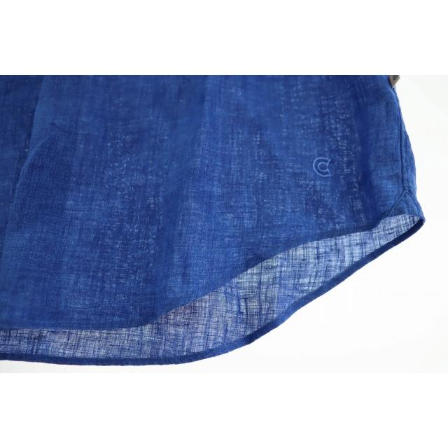 【中古】colony clothing コロニー クロージング リネン 長袖シャツ L 青 ブルー ブランド古着ベクトル 中古 ●250821 colony clothing コロニー クロージング リネン 長袖シャツ L 青
