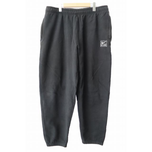 NIKE（ナイキ） ×STUSSY ステューシー ロゴ刺繍 スウェット パンツ L