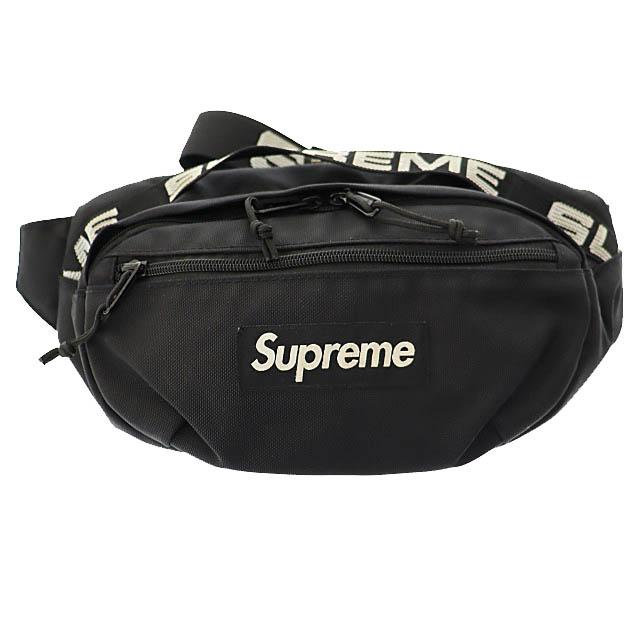 美品！ Supreme 18SS ボディバッグ ブラック Supreme（シュプリーム） SUPREME 18SS Waist BAG ボックス ロゴ