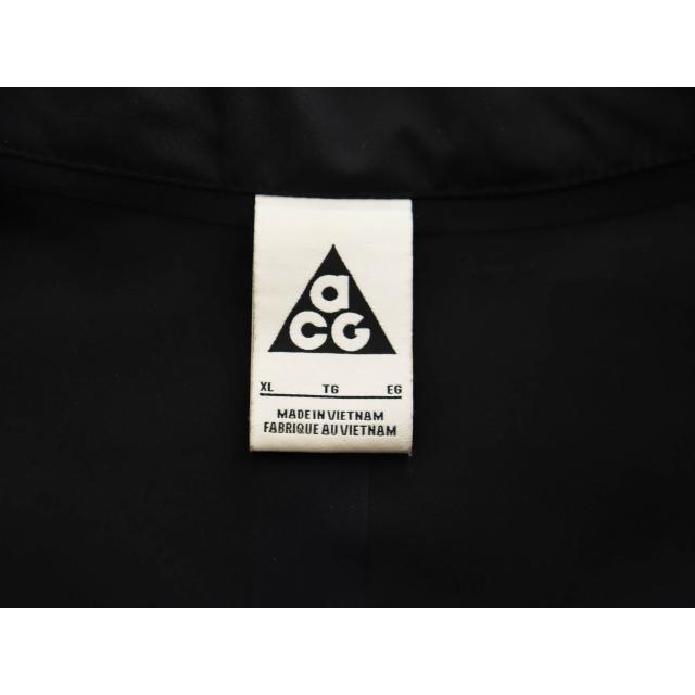 NIKE ACG ブラックシェルジャケット NIKE ACG GORE-TEX シェル ジャケット M ブラック - メルカリ