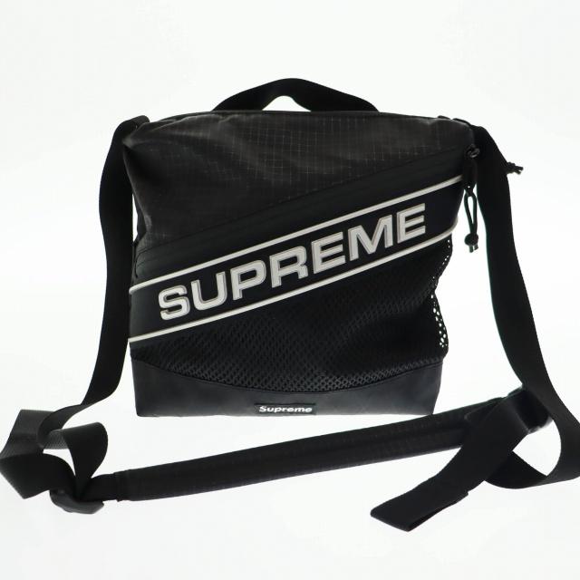 SUPREME ブラックショルダーバッグ SUPREME(シュプリーム) 22SS Side Bag CORDURA ナイロン サイド