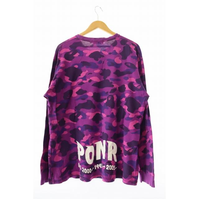 A BATHING APE（アベイシングエイプ） カモフラ柄 シャーク 長袖T