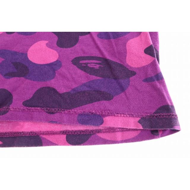 A BATHING APE（アベイシングエイプ） カモフラ柄 シャーク 長袖T