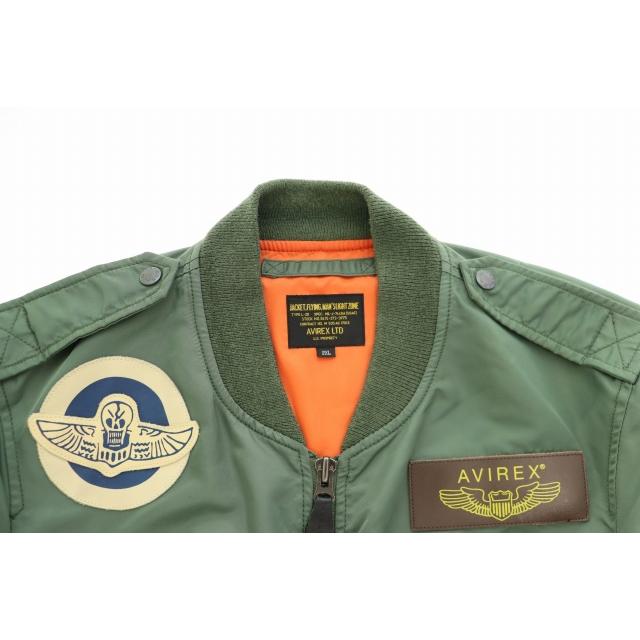 AVIREX（アヴィレックス） L-2B ミリタリー ジャケット 2XL 緑