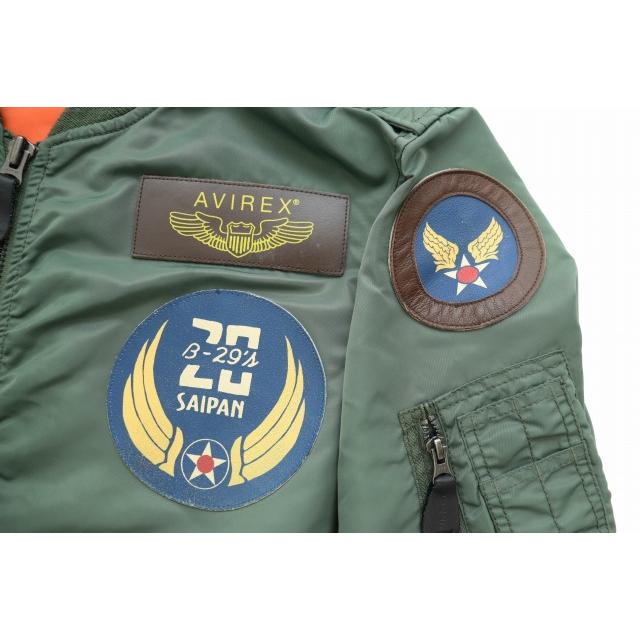 AVIREX（アヴィレックス） L-2B ミリタリー ジャケット 2XL 緑