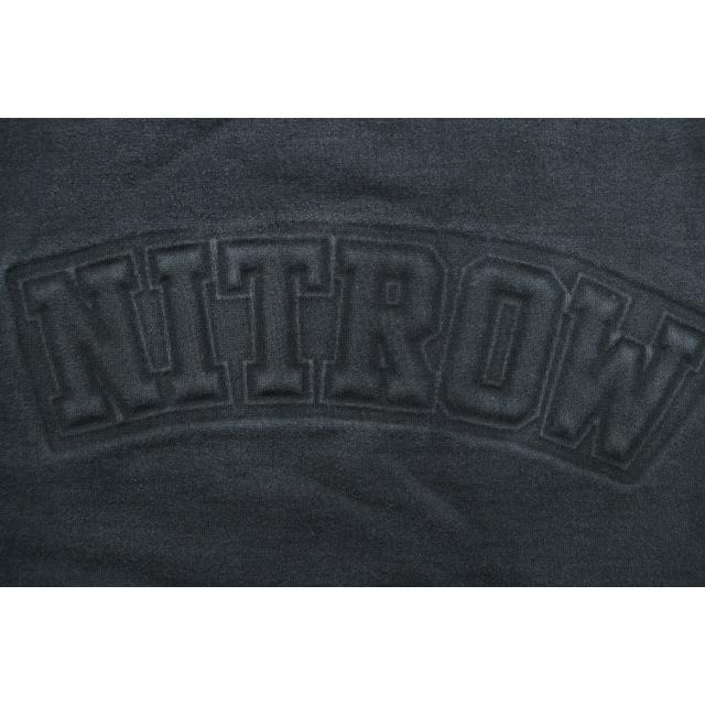 ナイトロウ NITROW エンボス加工 アーチロゴ クルーネック スウェット● ナイトロウ NITROW エンボス加工 アーチロゴ クルーネック スウェット