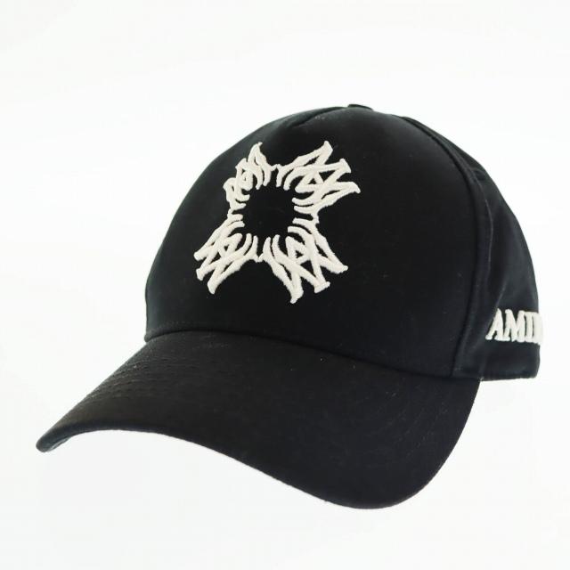 ※本物 アミリ AMIRI MA QUAD CANVAS HAT フルキャンバス アミリ AMIRI MA QUAD CANVAS HAT フルキャンバス 刺繍 キャップ 帽子