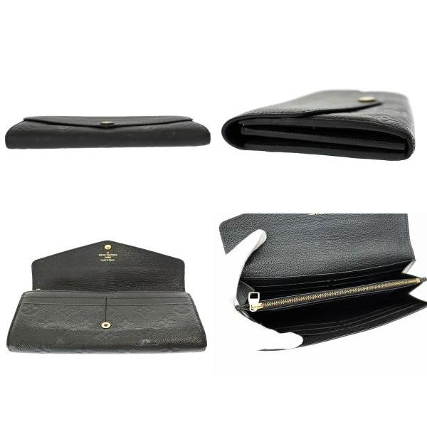 ルイヴィトン LOUIS VUITTON モノグラム アンプラント ポルトフォイユ サラ 二つ折り 長財布 M61182 ノワール 黒ブラック ☆AA★▲■251011 | LOUIS VUITTON | 06