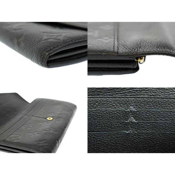 ルイヴィトン LOUIS VUITTON モノグラム アンプラント ポルトフォイユ サラ 二つ折り 長財布 M61182 ノワール 黒ブラック ☆AA★▲■251011 | LOUIS VUITTON | 07