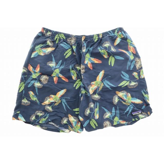 パタゴニア Patagonia 19SS BAGGIES SHORTS 鳥 花柄 バギーズ ショーツ