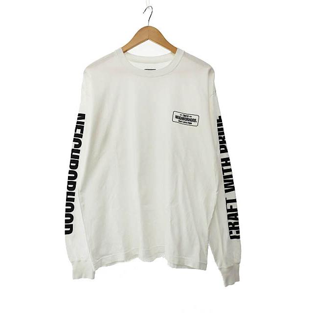 ネイバーフッド NEIGHBORHOOD 23SS NH.TEE LS-1 ロゴ プリント ロング