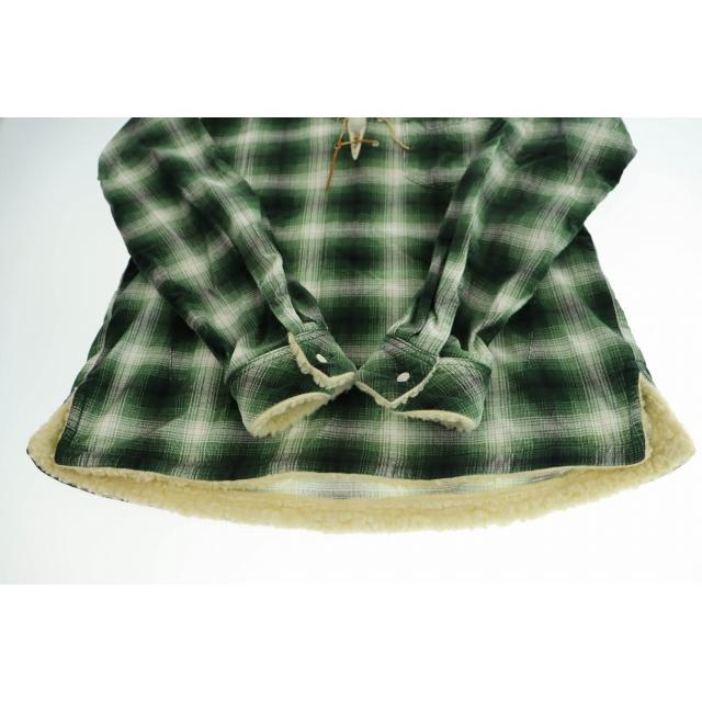 ナンバーナイン NUMBER (N)INE 09AW PULLOVER BOA CHECK SHIRT ボア