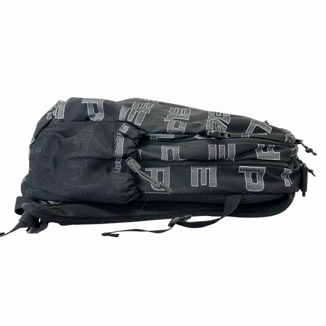 シュプリーム 21AW ボックス ロゴ 総柄 バックパック リュック 黒▲ Supreme（シュプリーム） SUPREME 21AW BackPack ボックス ロゴ 総柄